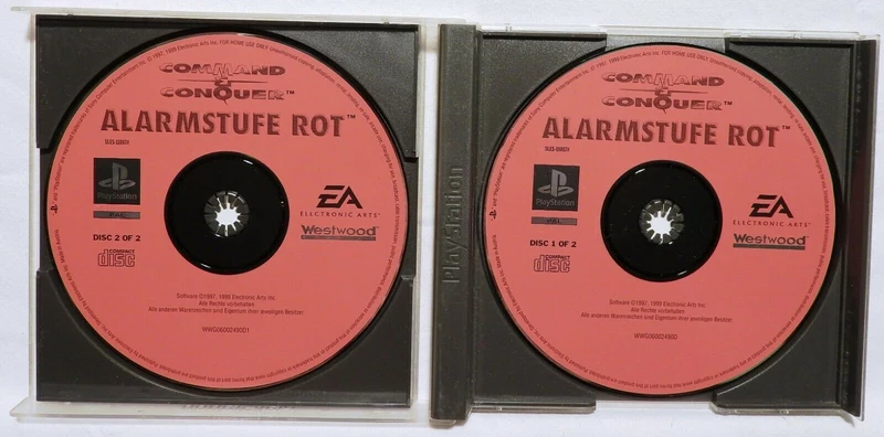 COMMAND & CONQUER : ALARMSTUFE ROT PS1 (versione tedesca)