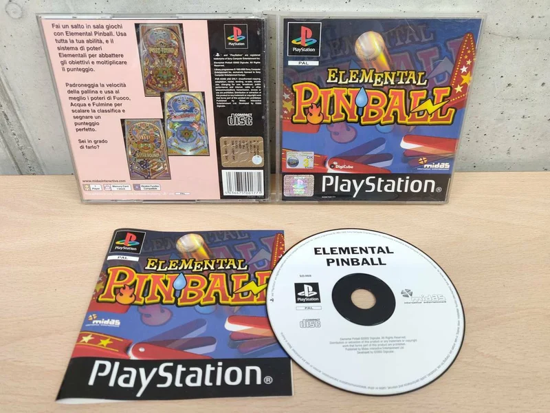 ELEMENTAL PINBALL PS1 (versione italiana)