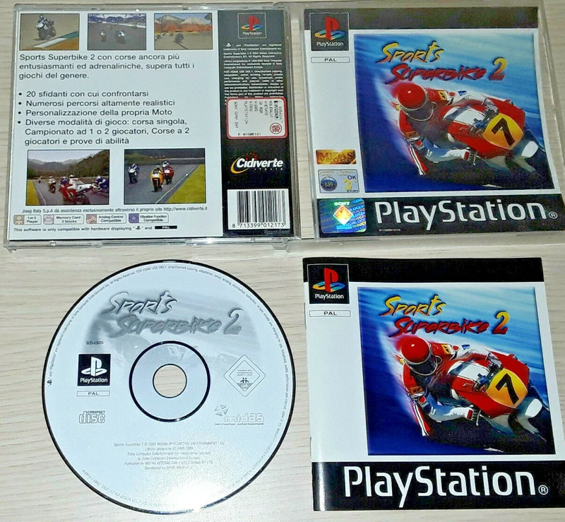 SPORTS SUPERBIKE 2 PS1 (versione italiana)
