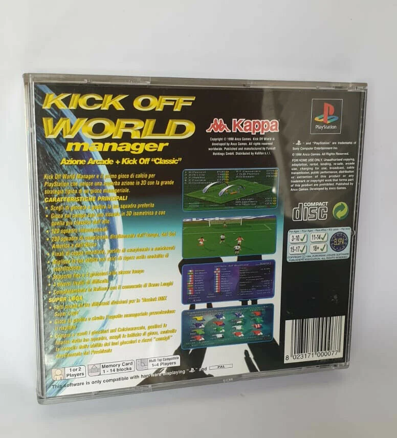 KICK OFF WORLD PS1 (versione italiana)