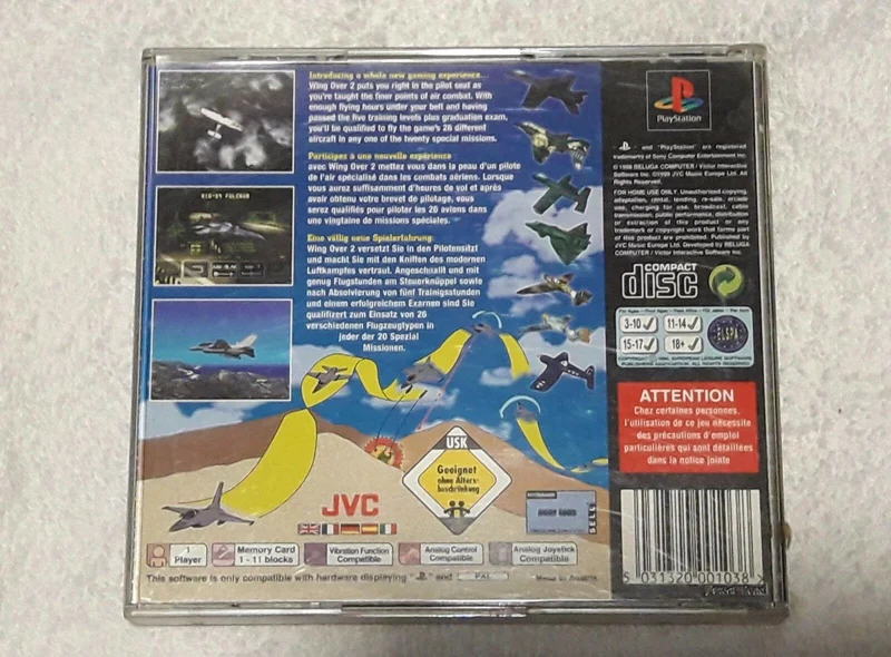 WING OVER 2 PS1 (versione europea)