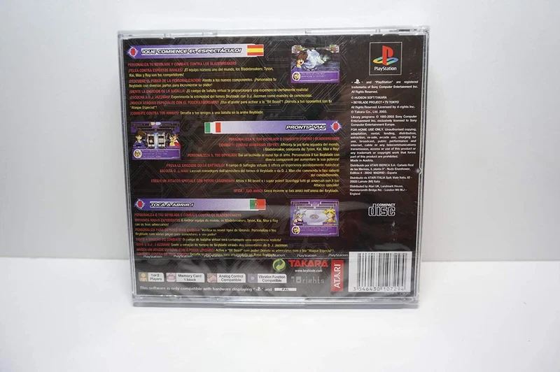 BEYBLADE PS1 (versione europea)