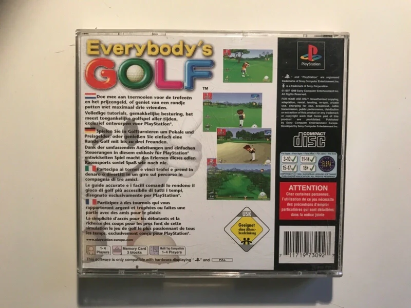 EVERYBODY'S GOLF PS1 (versione europea)