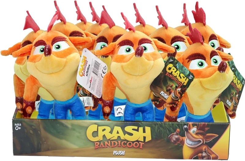 Bandai Crash Bandicoot Plush Toy 8" 20cm