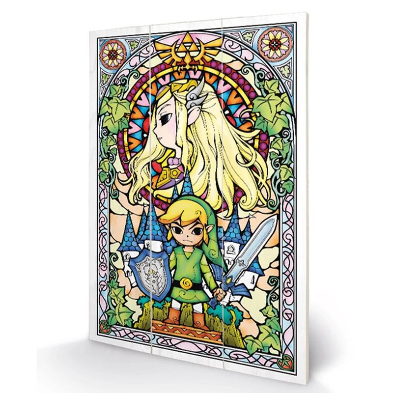 The Legend Of Zelda (Stained Glass) Wall Art