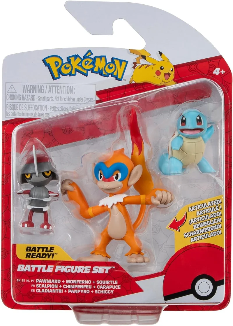 Pokémon 3 pack Battle Figure
