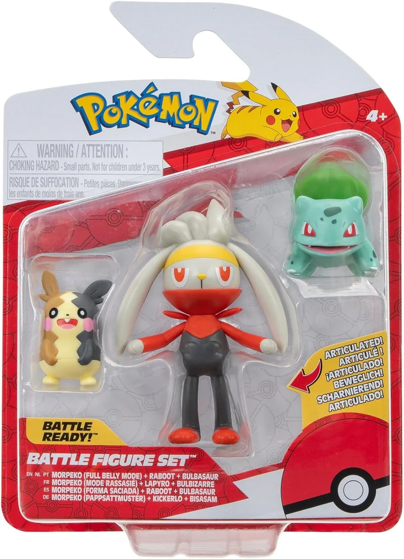 Pokémon 3 pack Battle Figure
