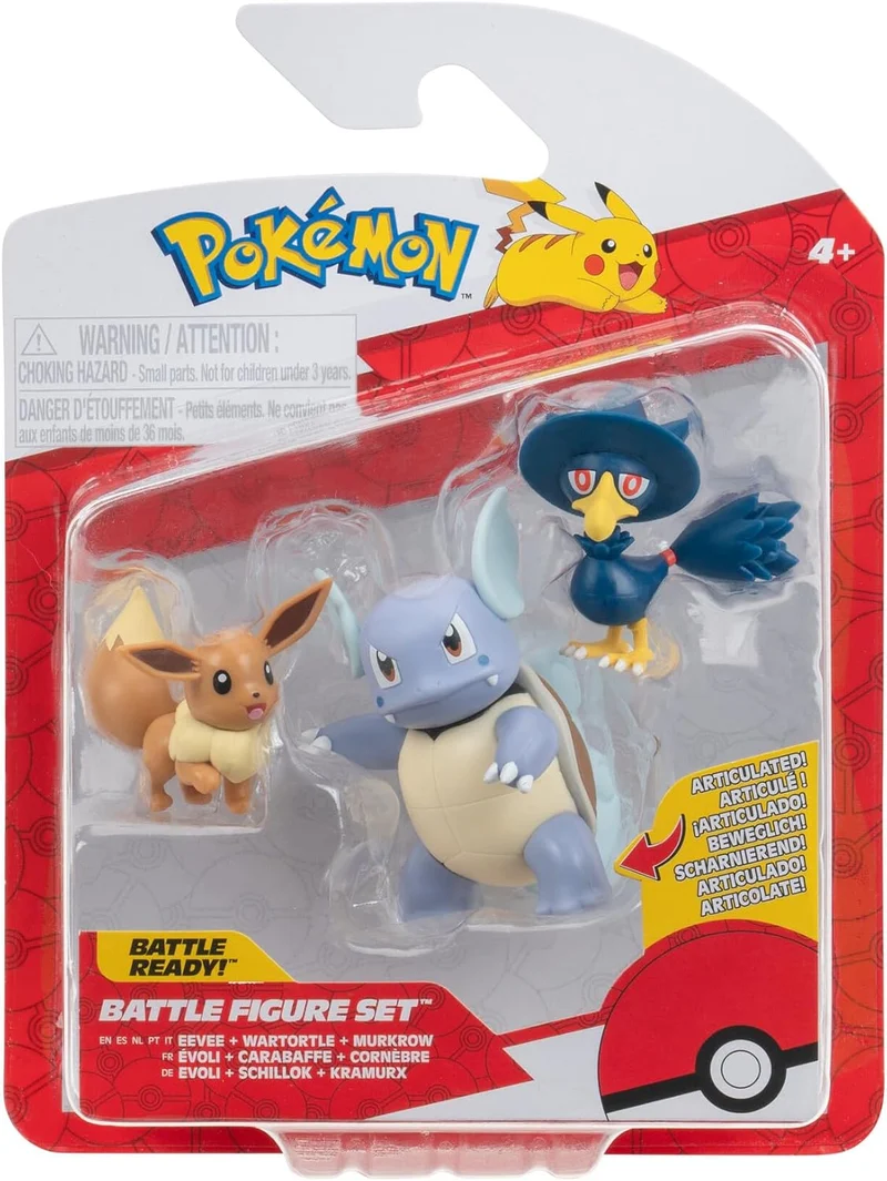 Pokémon 3 pack Battle Figure