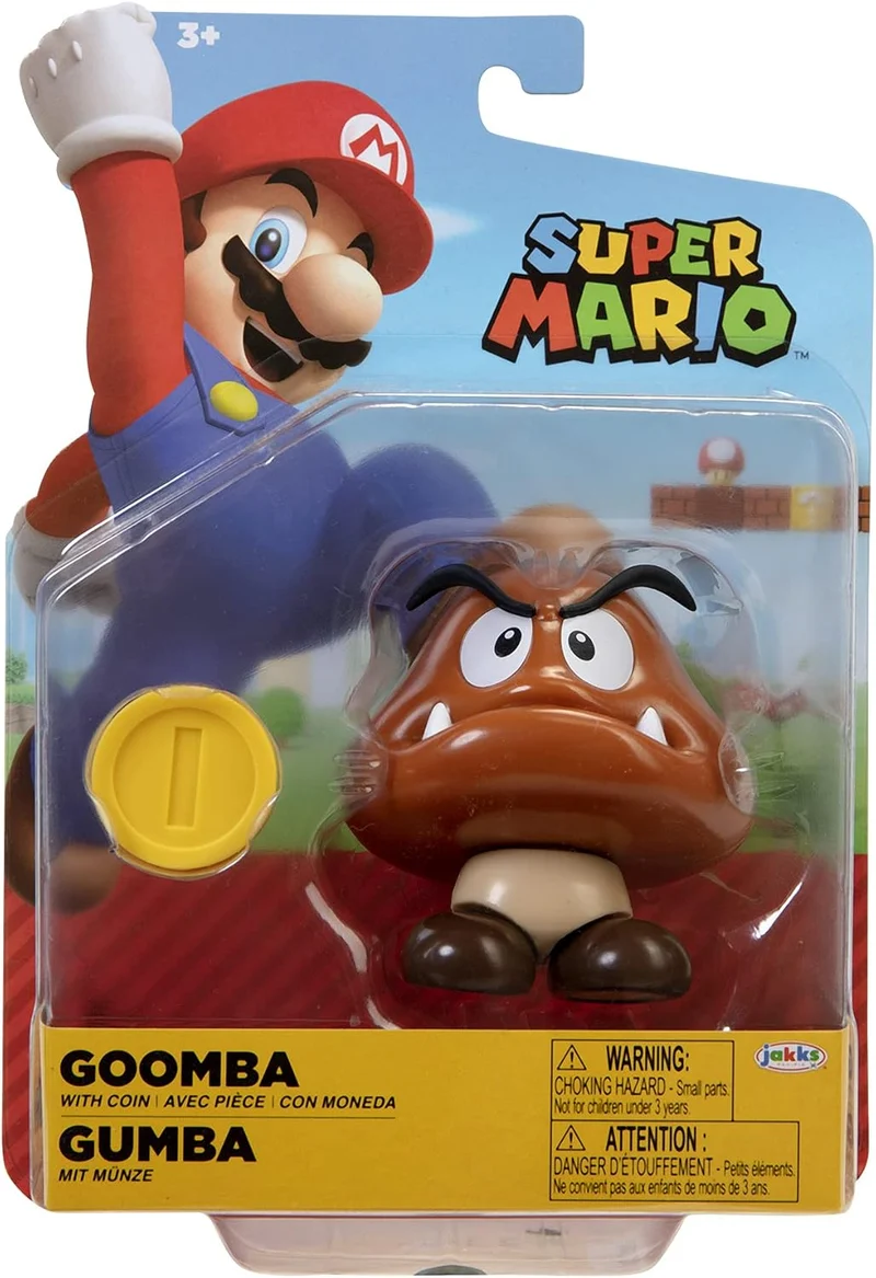 Super Mario 4" Figure Assortment – Collectible Action Figures