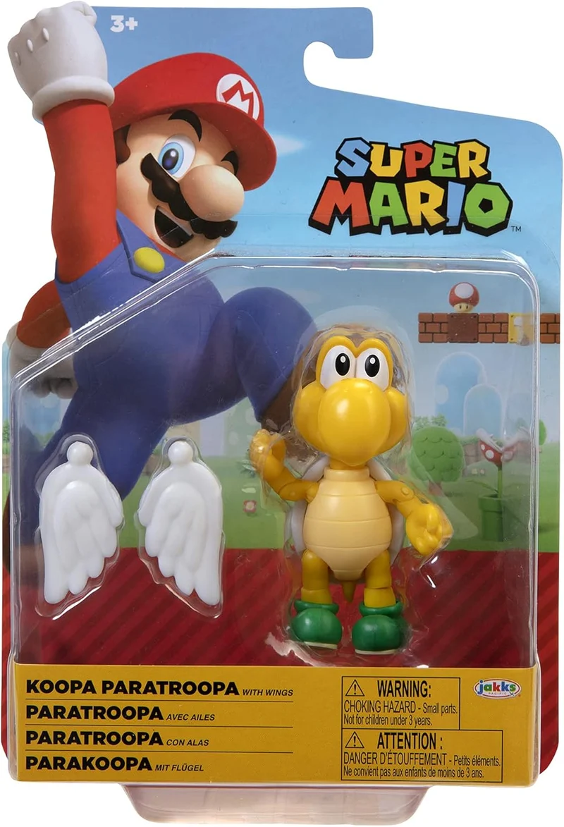Super Mario 4" Figure Assortment – Collectible Action Figures