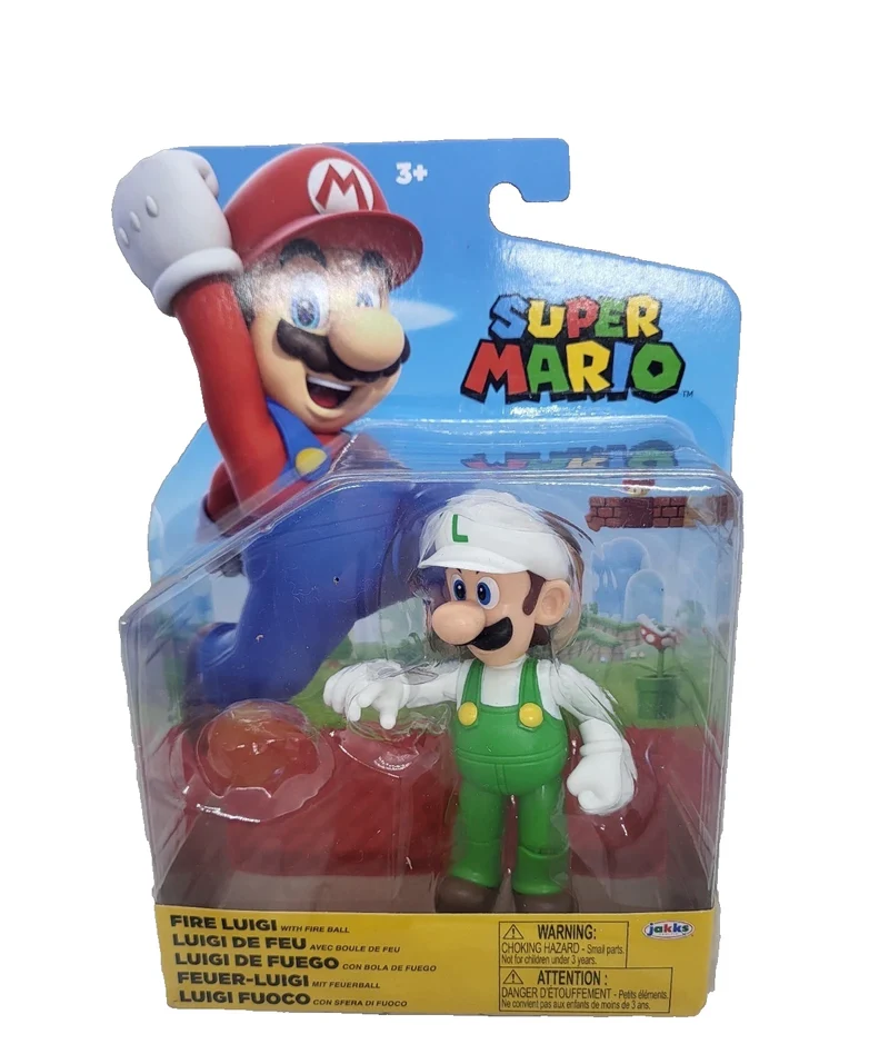 Super Mario 4" Figure Assortment – Collectible Action Figures