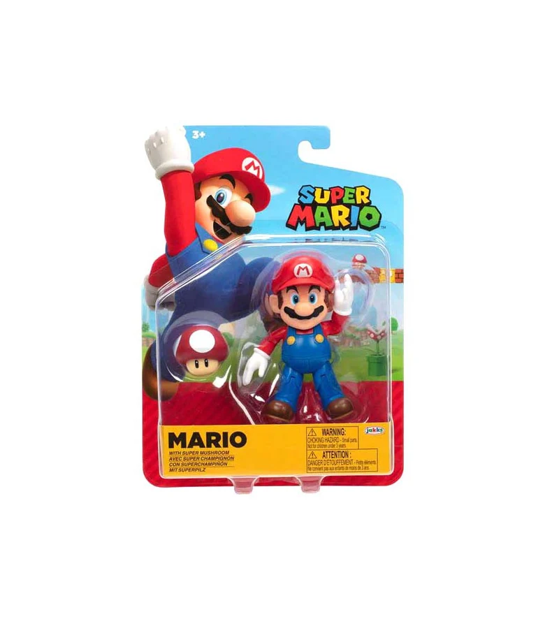 Super Mario 4" Figure Assortment – Collectible Action Figures