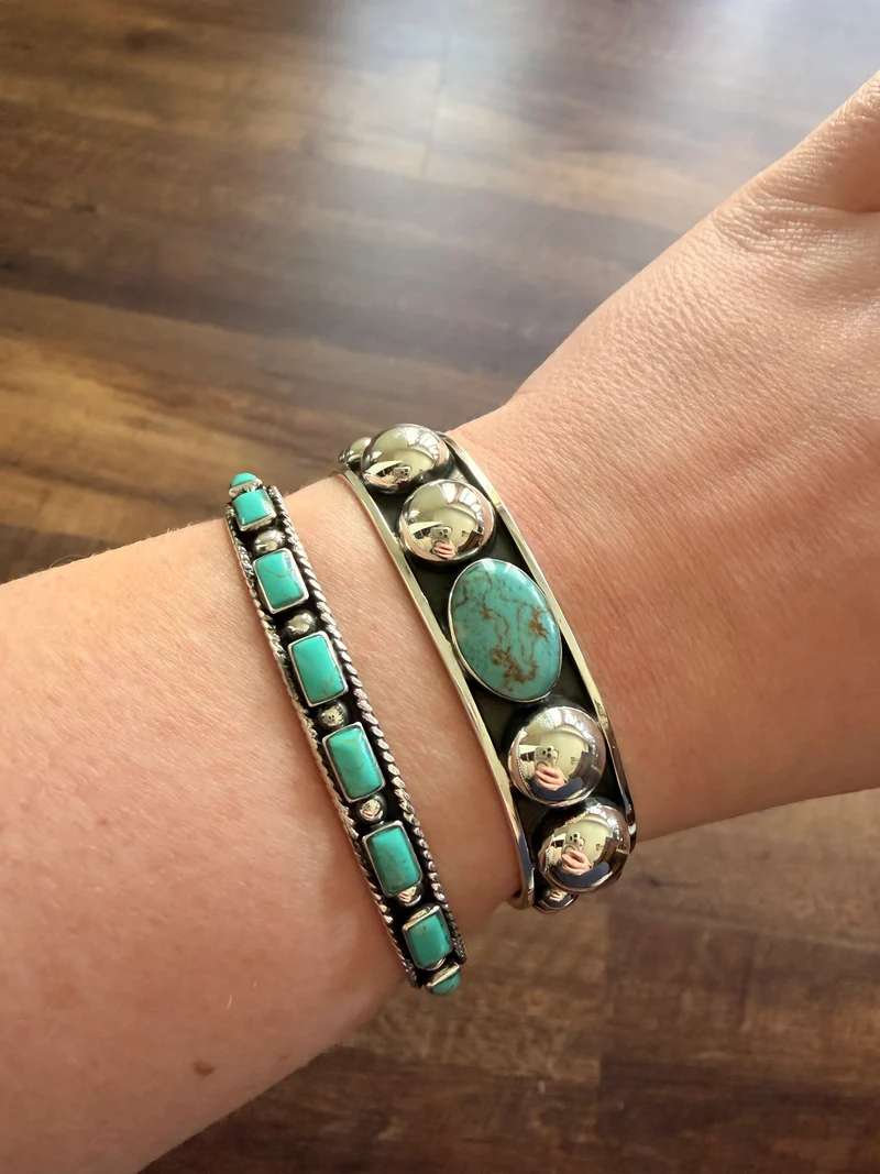 Turquoise & Sterling Silver Cuff Bracelets