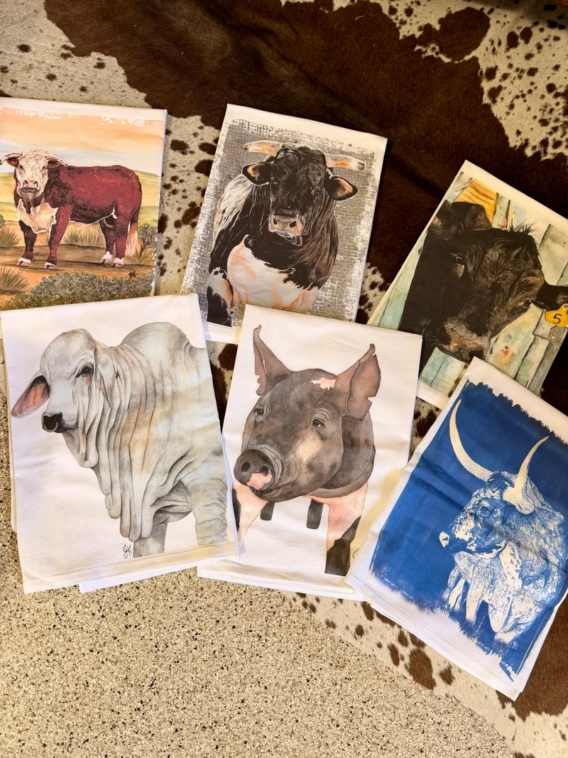Livestock Tea Towels