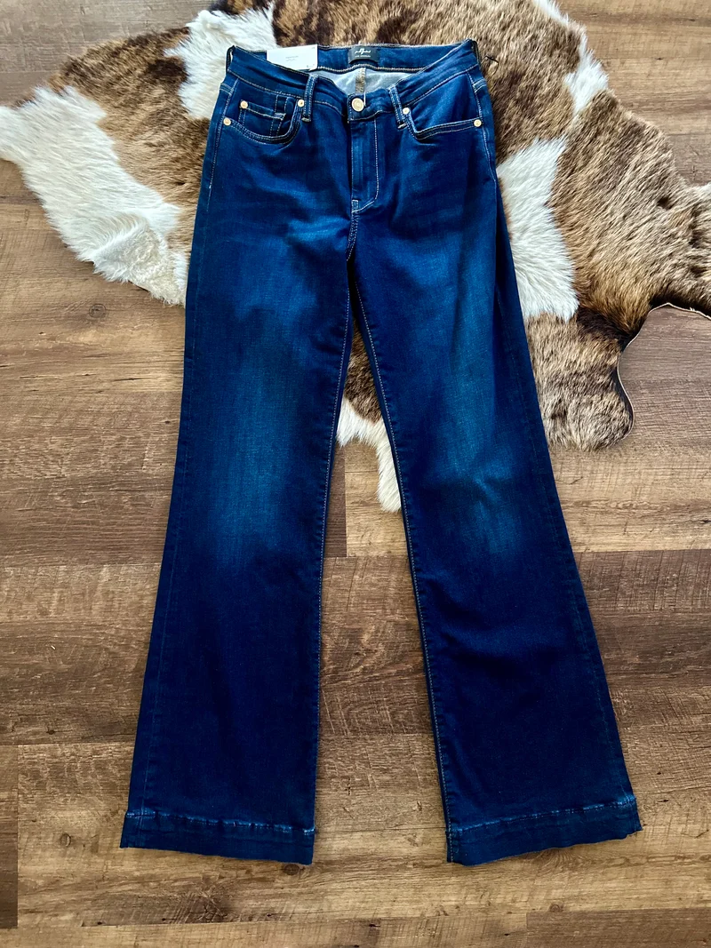 7FAM NAVY STITCH TRT DOJOS - 36” inseam