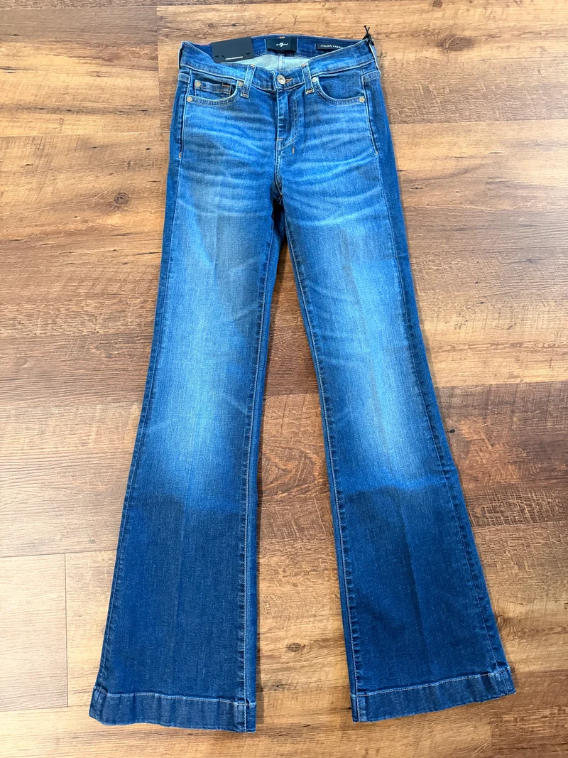 7FAM BRONZE STITCH 3DJ DOJOS - 32” inseam -