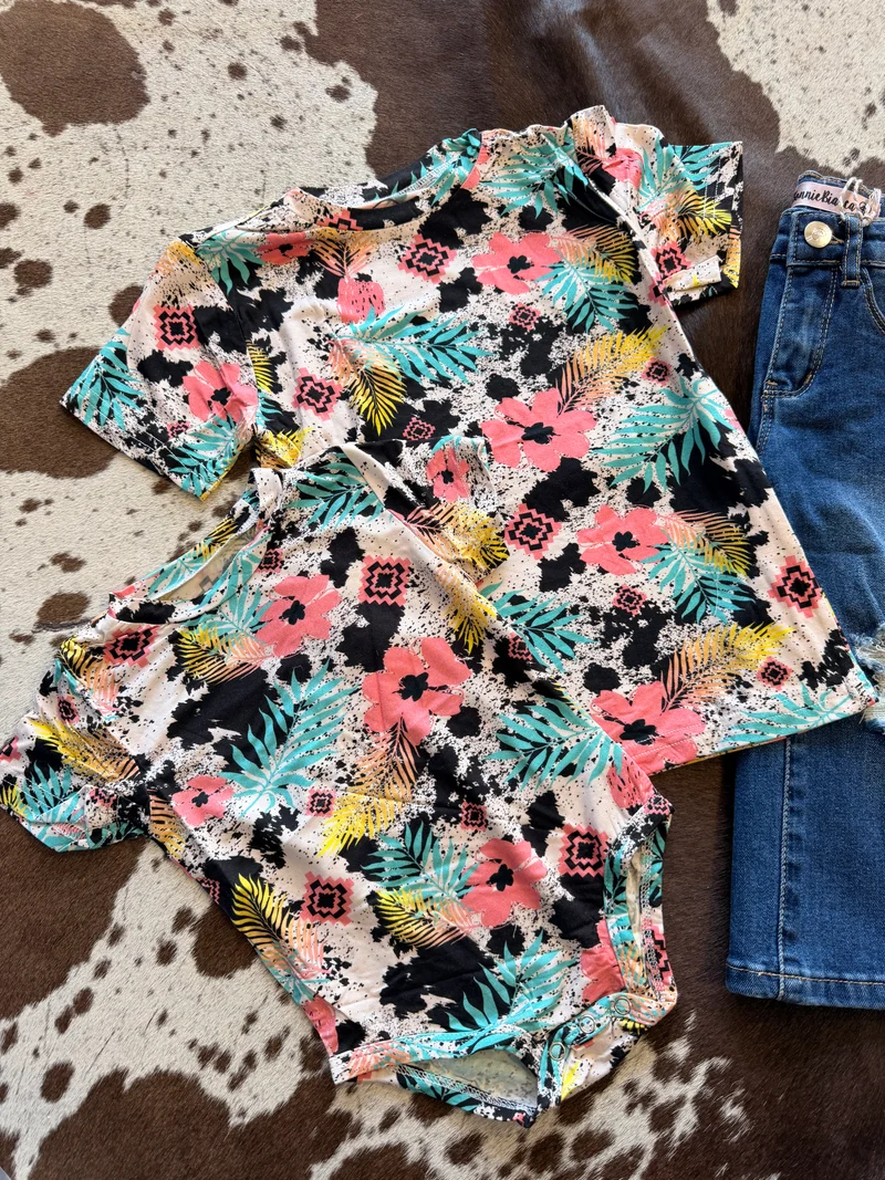 Girls Cowtown Top / Onesie