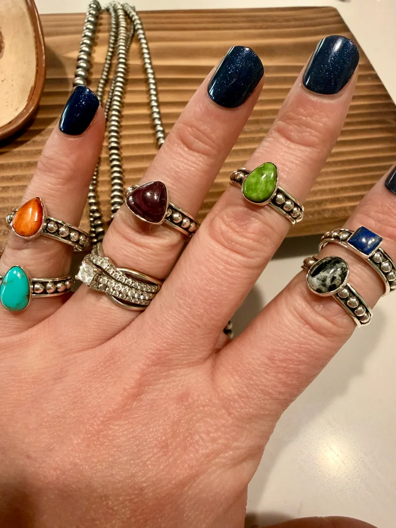 Stone Rings size 9