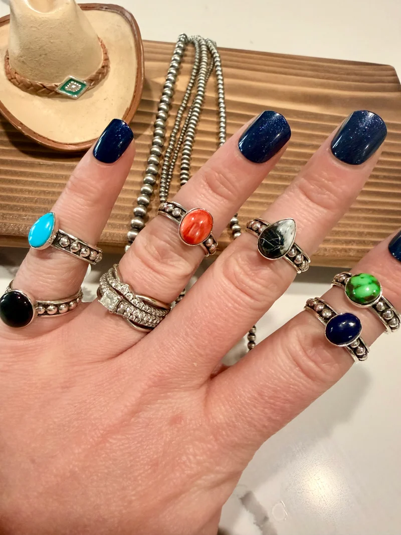 Stone Rings size 8