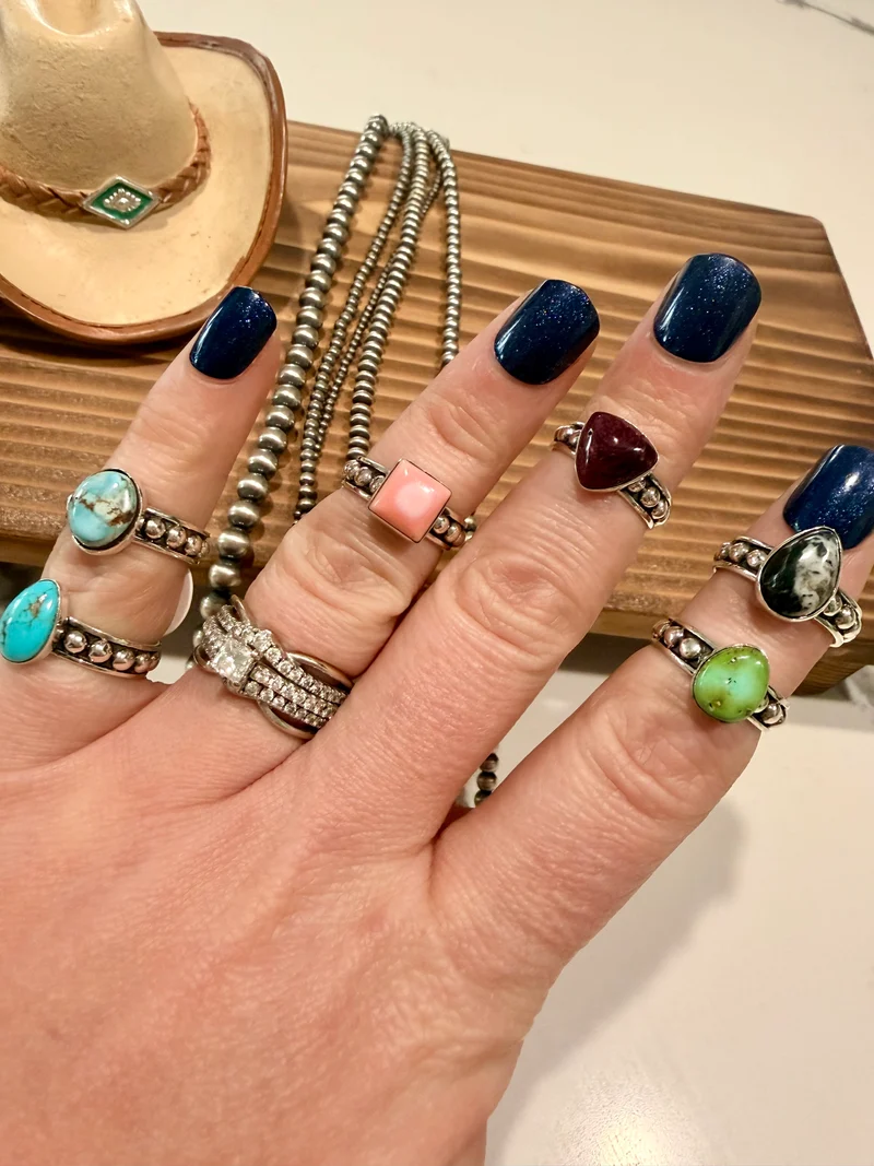 Stone Rings size 6