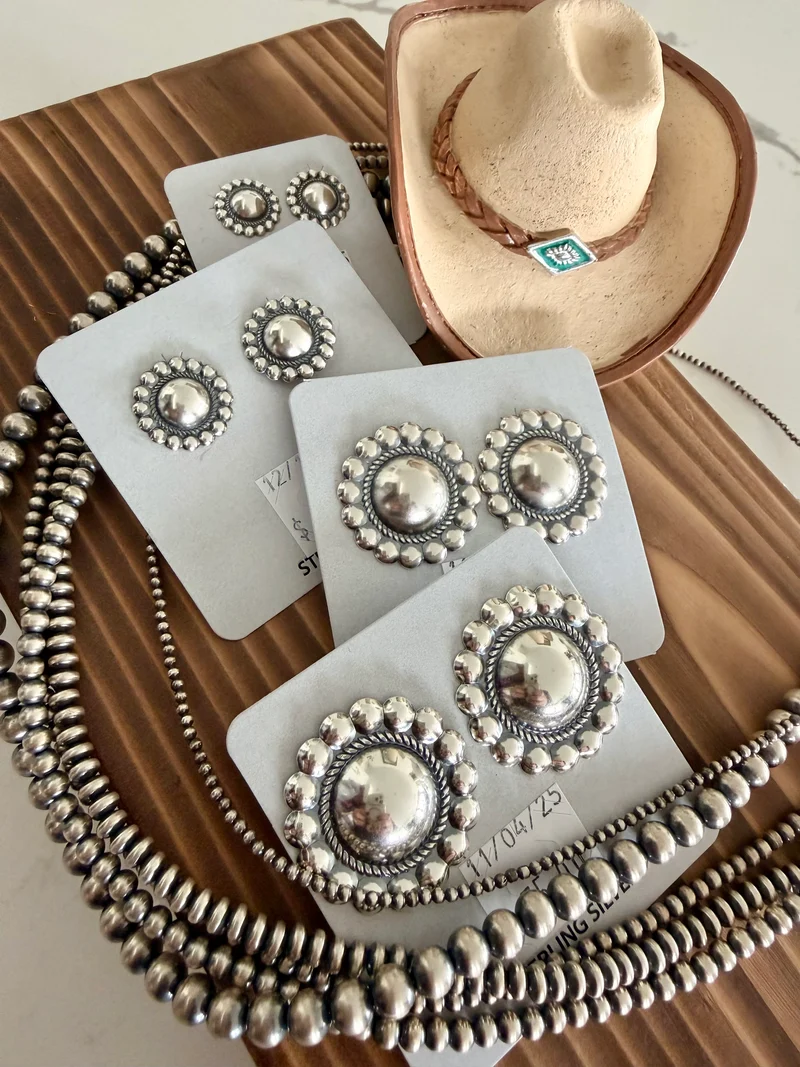 Sterling Silver Stud Earrings
