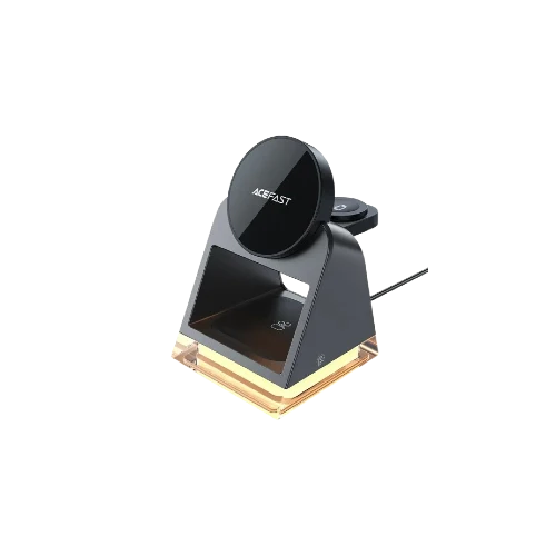 ACEFAST E17 Desktop 3-in-1 Wireless Charging Holder - Black