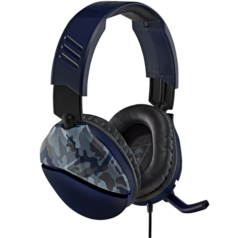 Cuffie Gaming Recon 70P Blue Camo Multipiattaforma Turtle Beach