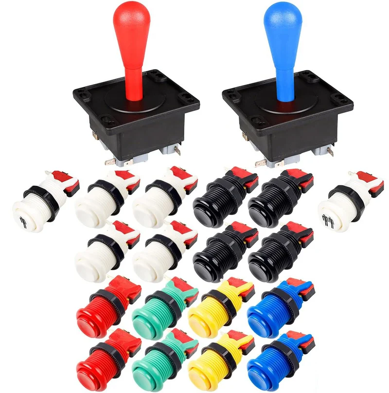 Joystick e tasti Happ Americani