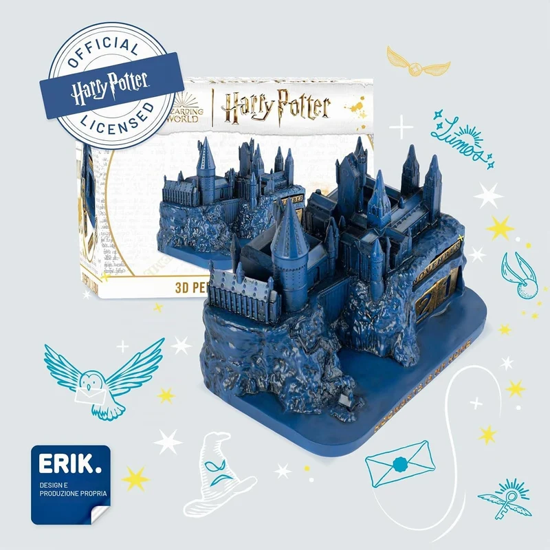 Harry Potter Hogwarts Calendario Perpetuo 3D