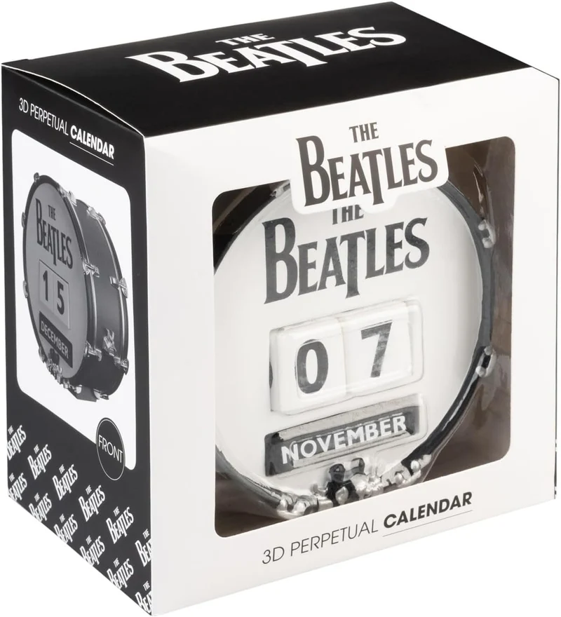 The Beatles Batteria Calendario Perpetuo 3D