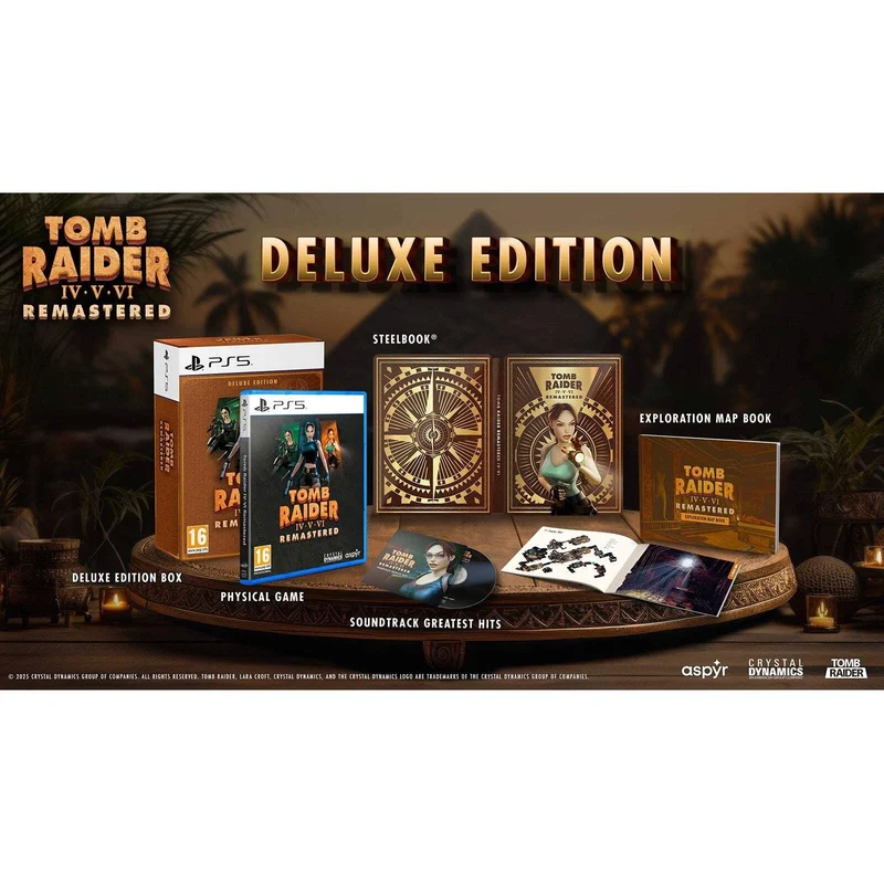 Tomb Raider 4-6 Remastered Deluxe Edition PS5 - Usato