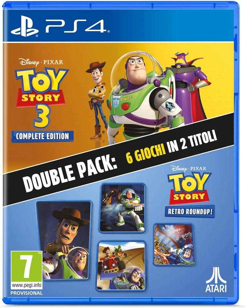 Toy Story Retro Roundup! + Toy Story 3 Complete Edition Double Pack PS4