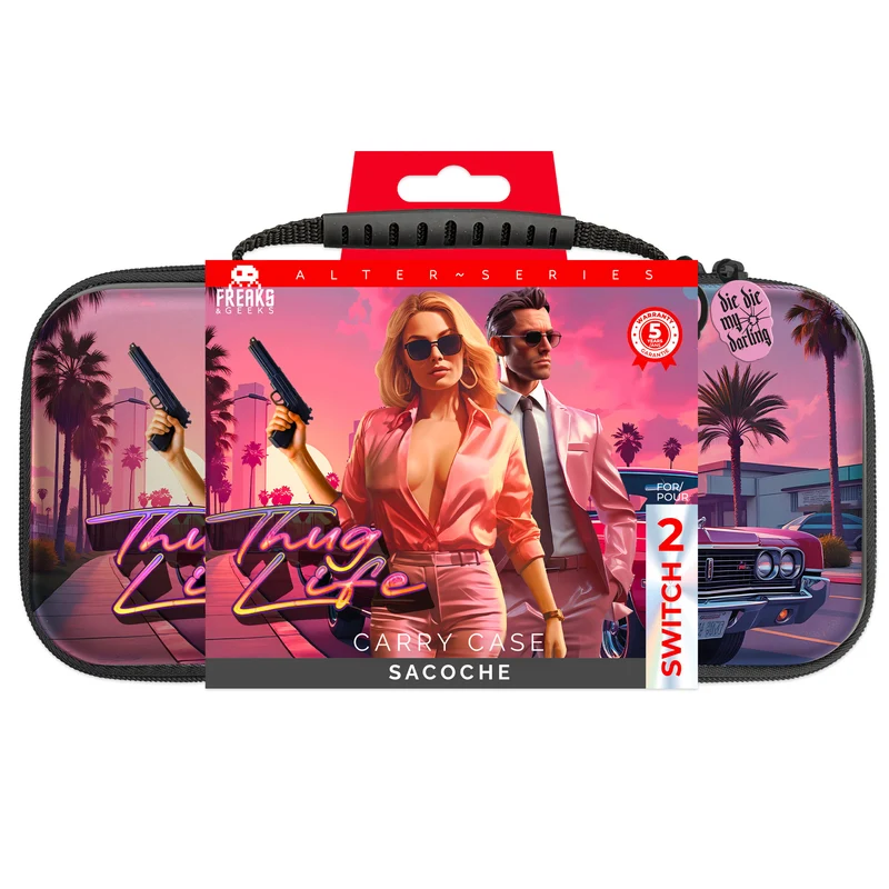 Custodia Rigida Nintendo Switch 2 GTA Thug Life Freaks