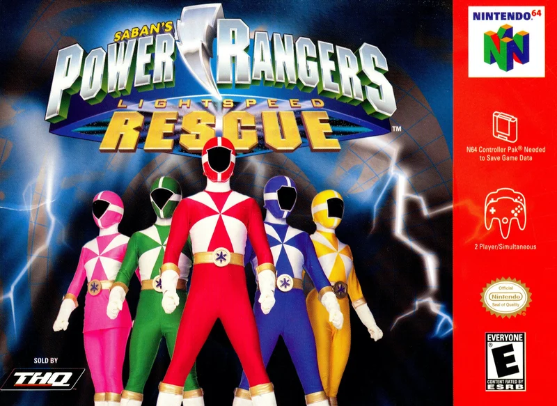 Power Rangers Lightspeed Rescue - Nintendo N64
