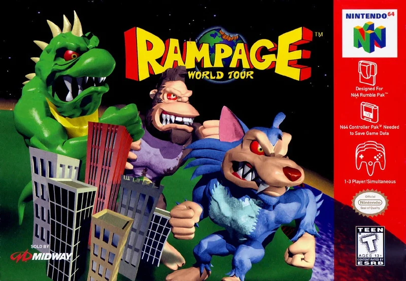 Rampage World Tour - Nintendo N64