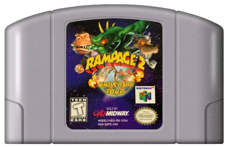 Rampage 2 Universal Tour - Nintendo N64
