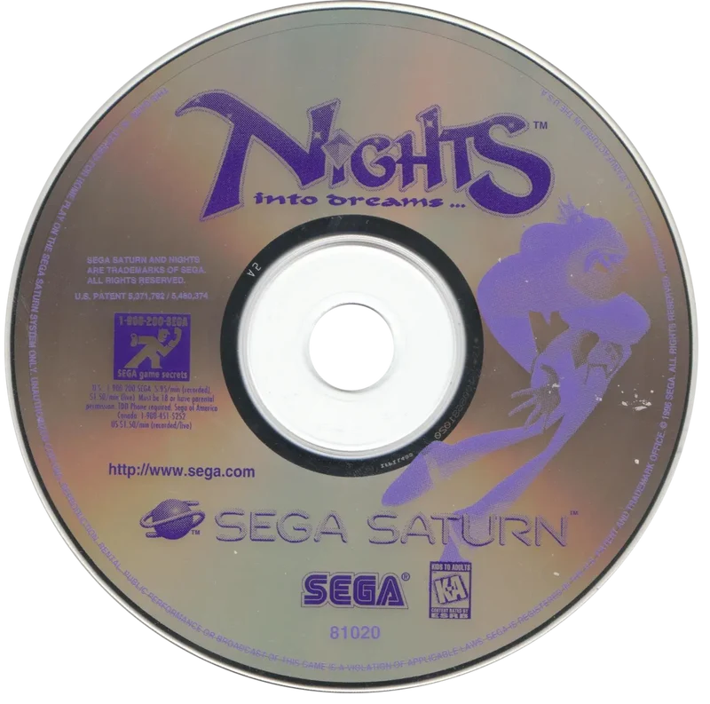 Nights into Dreams - Sega Saturn