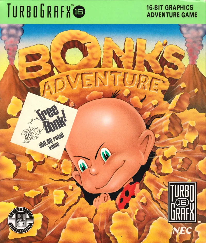 Bonk's Adventure - TurboGrafx 16