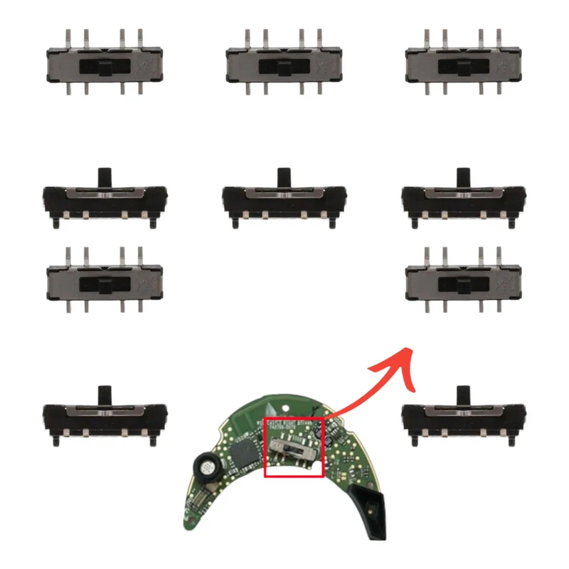 Bose QuietComfort 45 35 I II Power Button Sliding Spring Switch Replacement - Parts