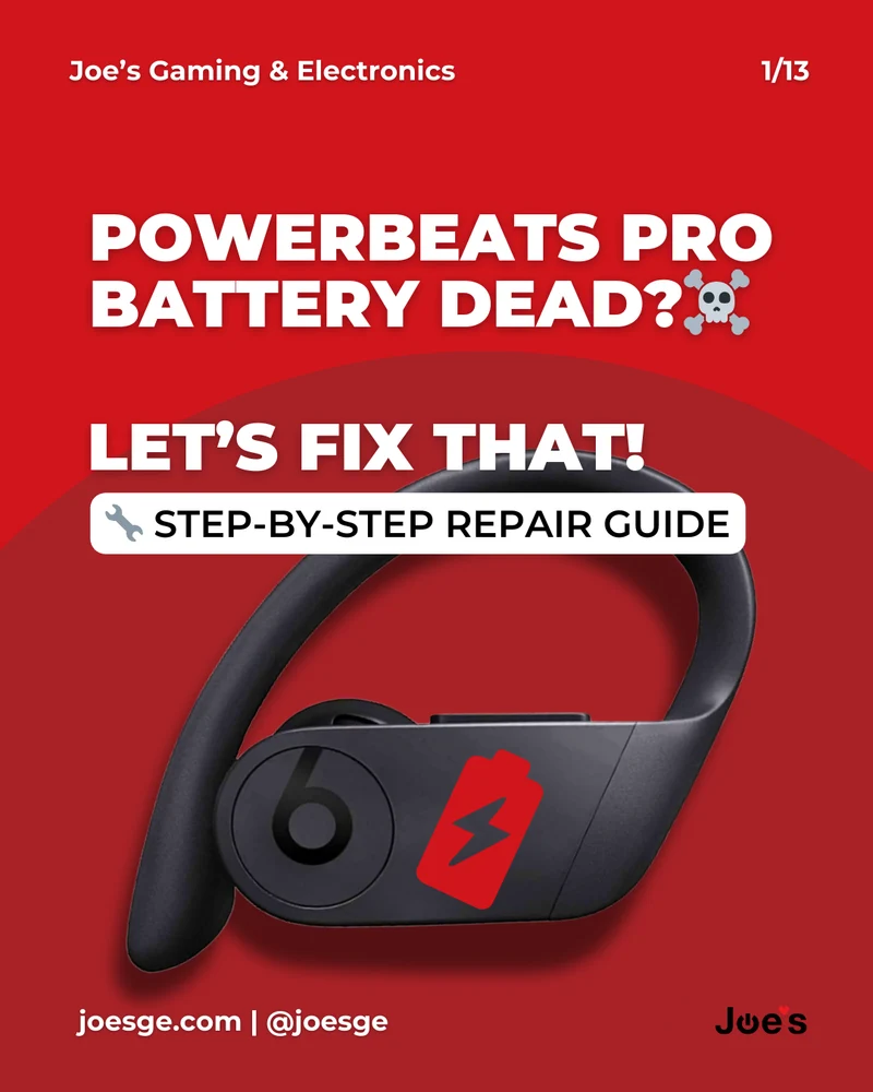Beats By Dre Powerbeats Pro Earphones Round Battery Replacement (New) - Parts