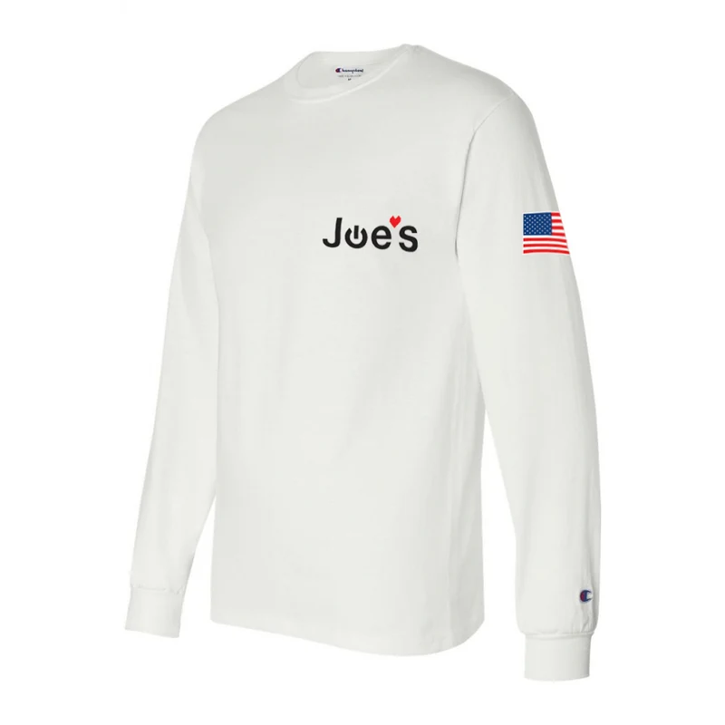 JoesGE Long Sleeve Joes Logo American Flag Shirt - Merchandise