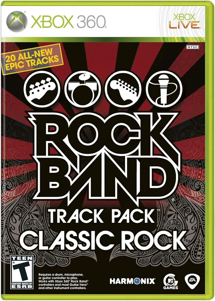 Rock Band Track Pack Classic Rock - Microsoft Xbox 360