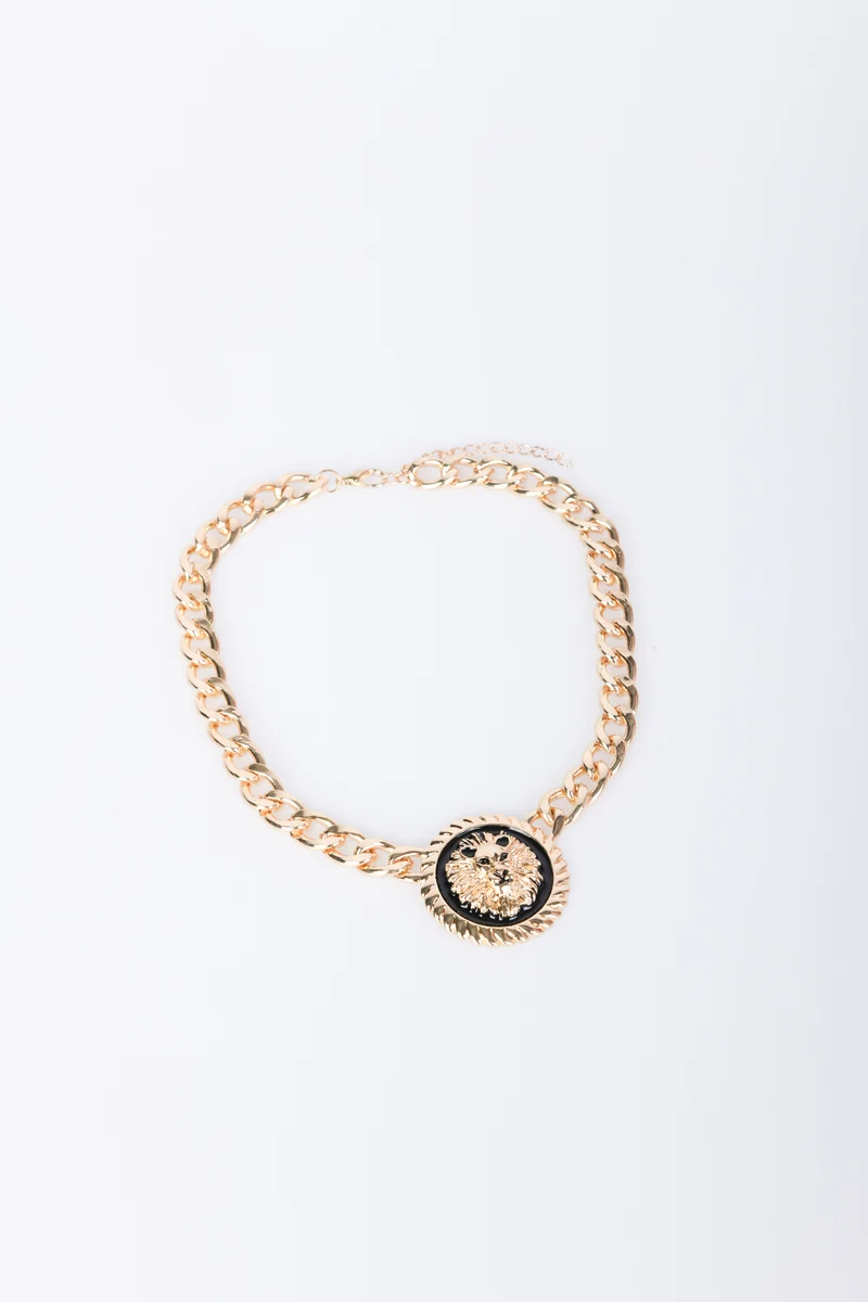 Collana con pendente Leone
