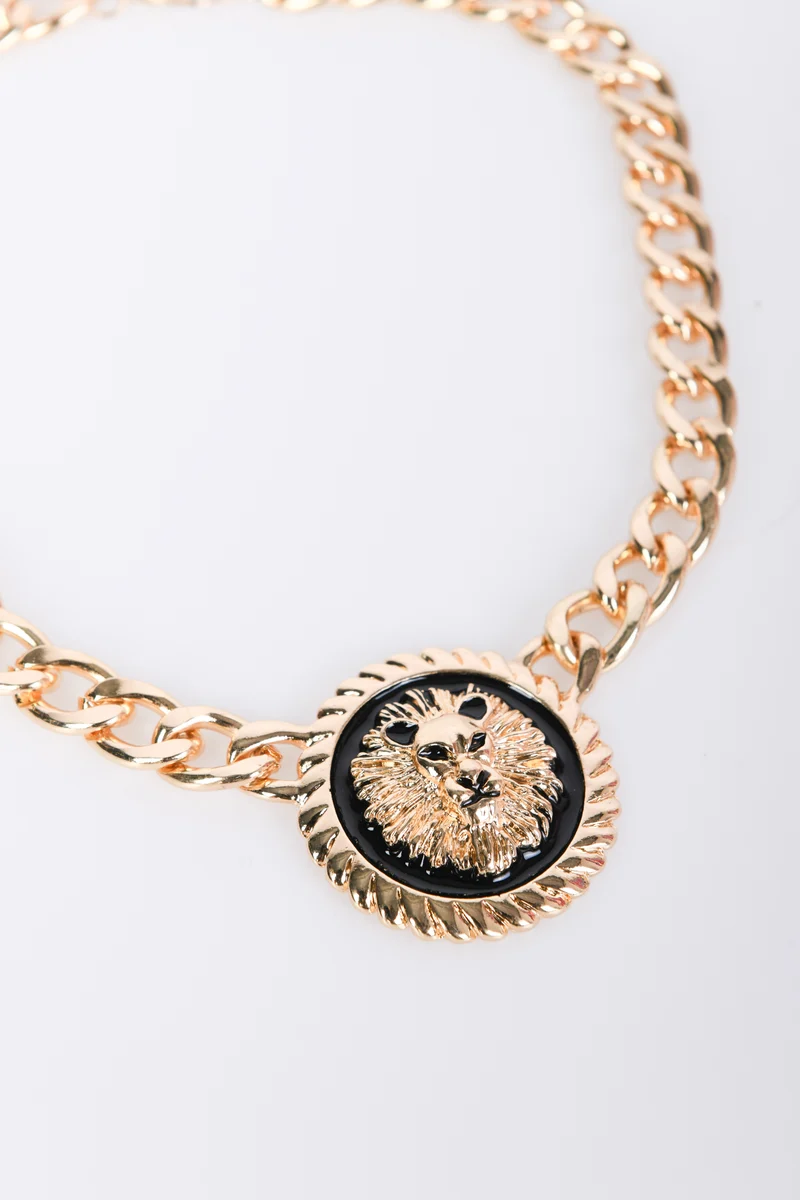 Collana con pendente Leone
