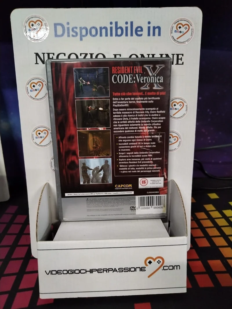 Resident Evil Code Veronica X Playstation 2 (usato garantito)(ver. italiana)
