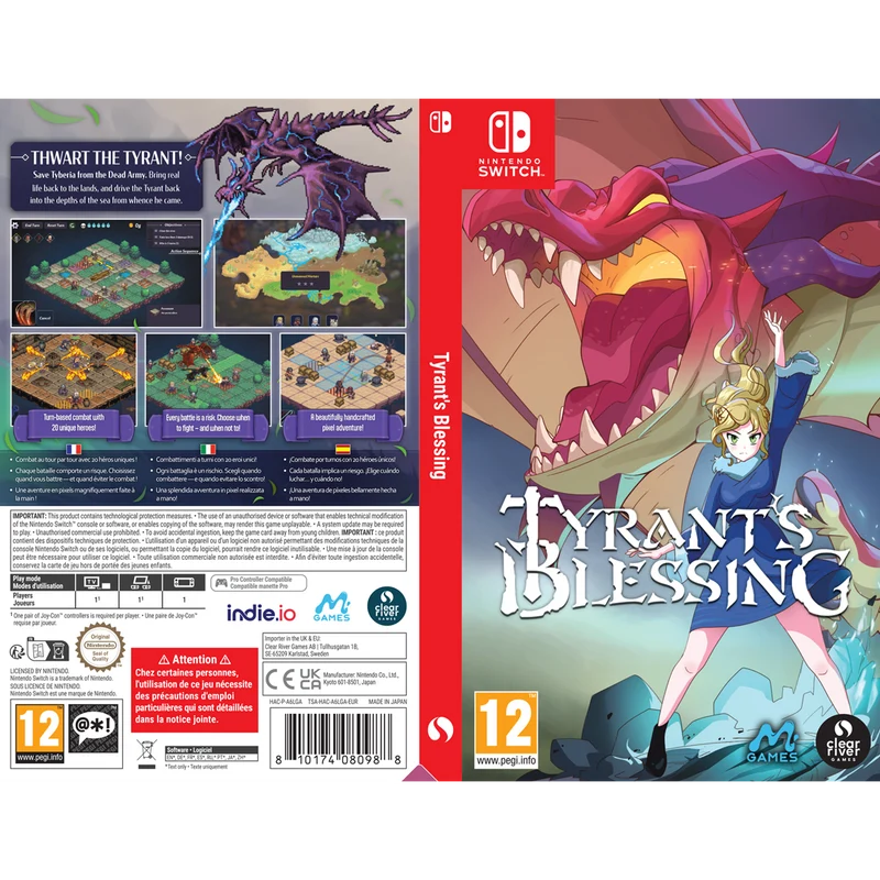 Tyrant's Blessing Nintendo Switch Edizione Europea