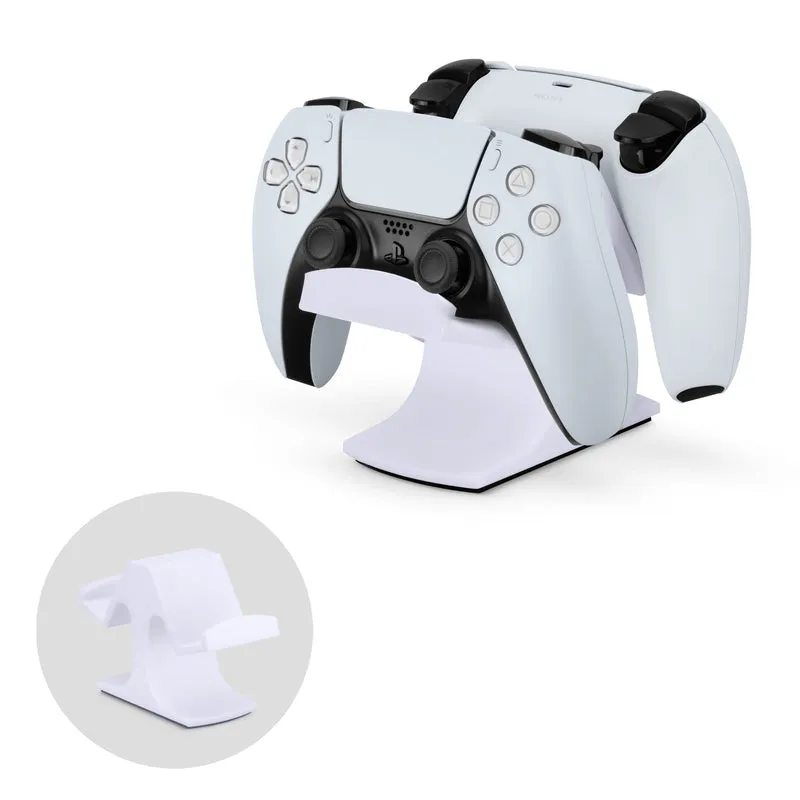 Supporto da tavolo per controller di gioco doppio - Design universale per Xbox ONE, PS5, PS4, PC, Steelseries, Steam e altro