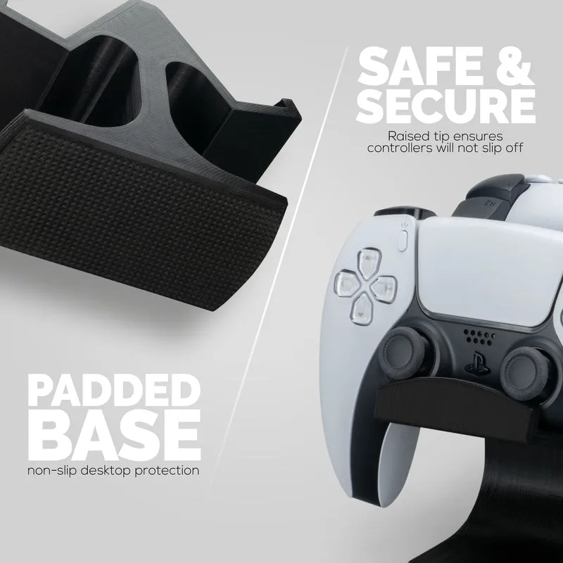 Supporto da tavolo per controller di gioco doppio - Design universale per Xbox ONE, PS5, PS4, PC, Steelseries, Steam e altro