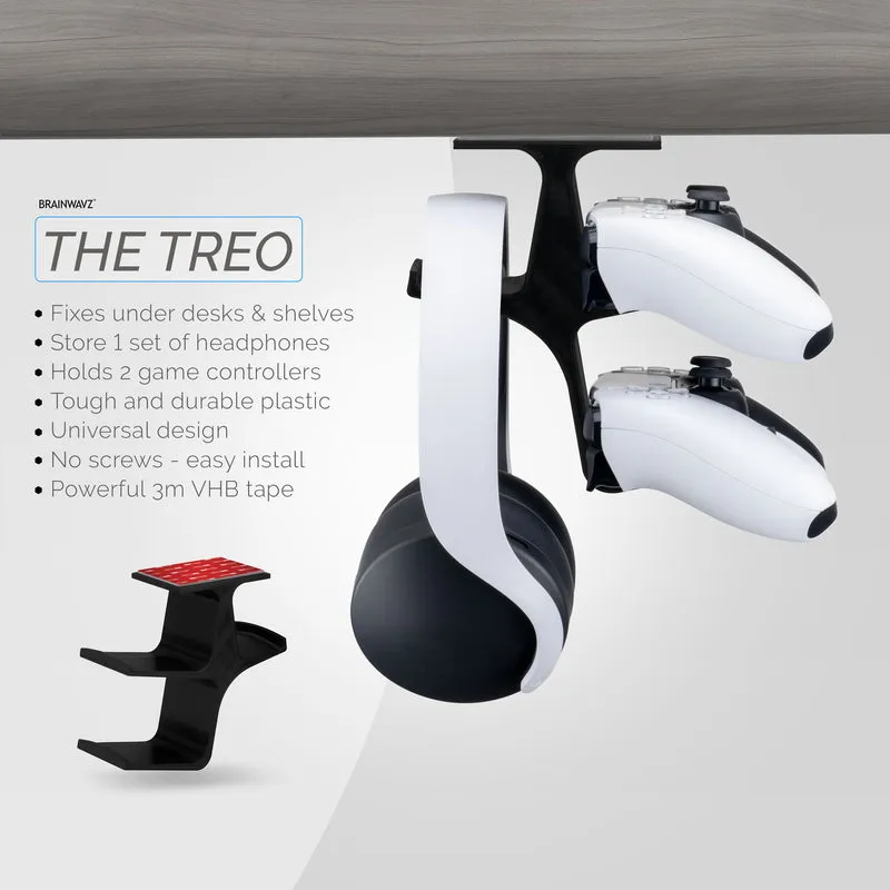 The Treo - Doppio controller da scrivania e gancio per cuffie