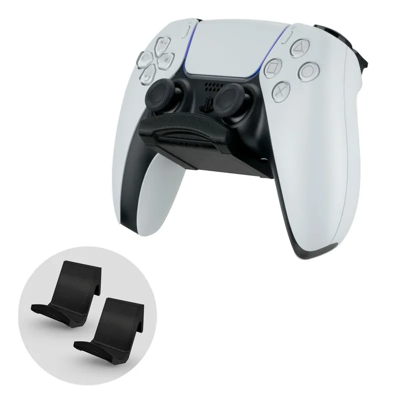 Supporto per montaggio a parete per controller di gioco per PlayStation PS5 (confezione da 2) - Progettato su misura, gancio adesivo, facile da installare